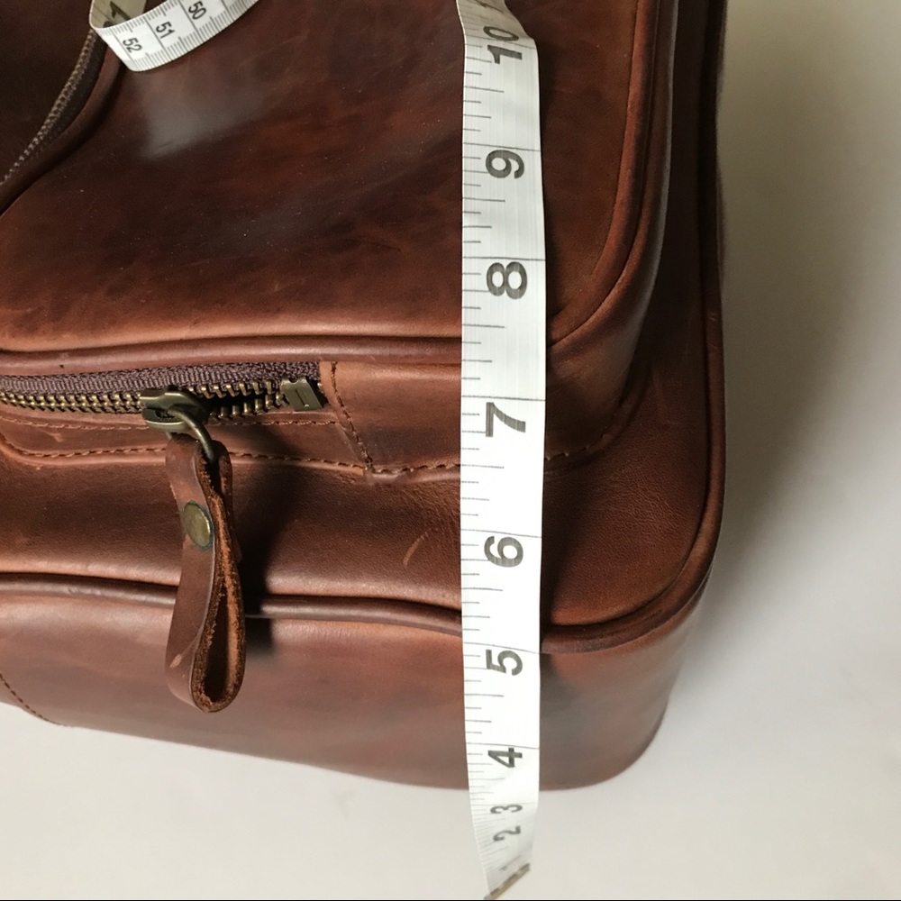 Nisolo Brown Cordoba Backpack - Picture 8 of 10